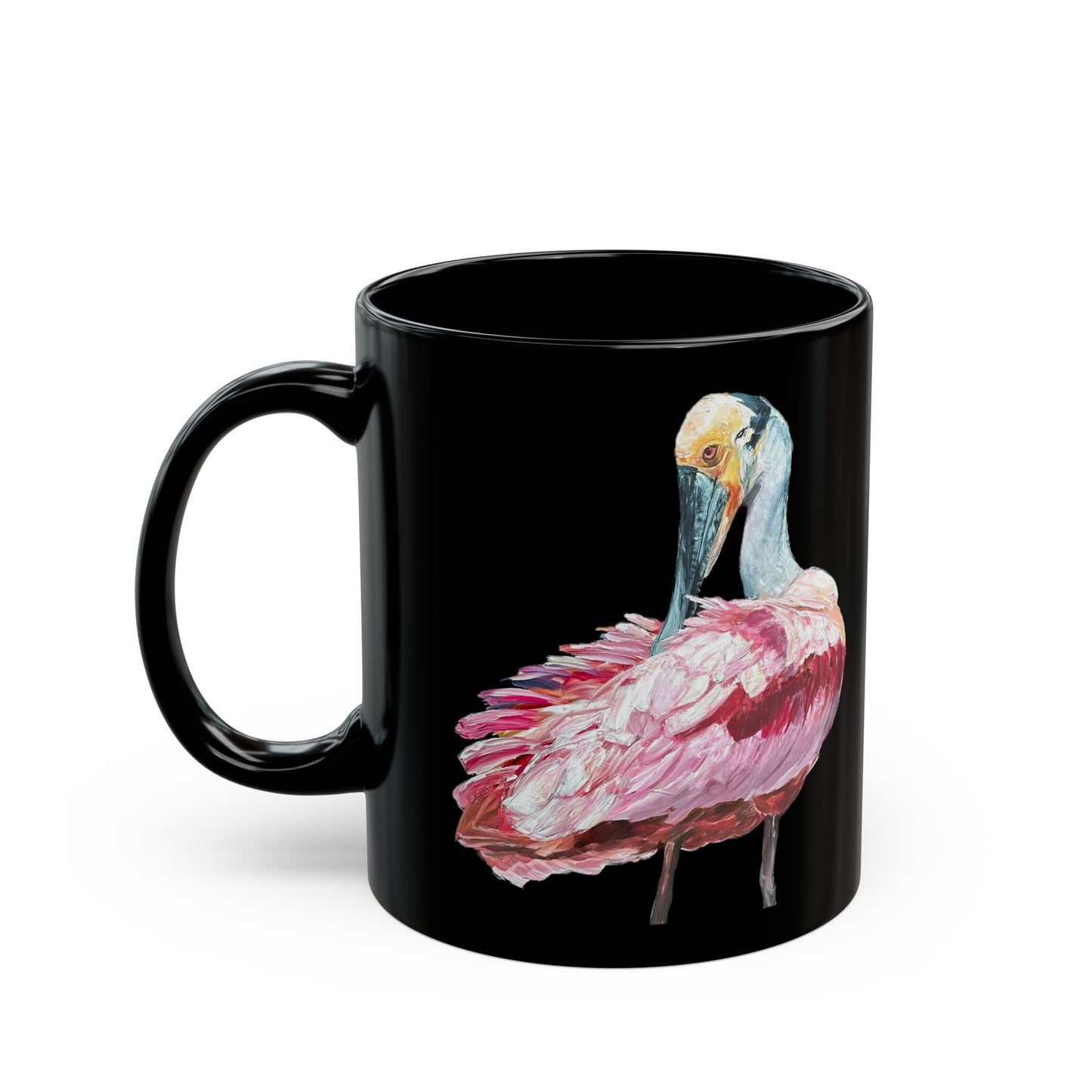 Elegant Roseate Spoonbill Mug - Perfect Gift for Bird Lovers, Nature Enthusiasts, Coffee and Tea Drinkers, Thanksgiving, Birthday