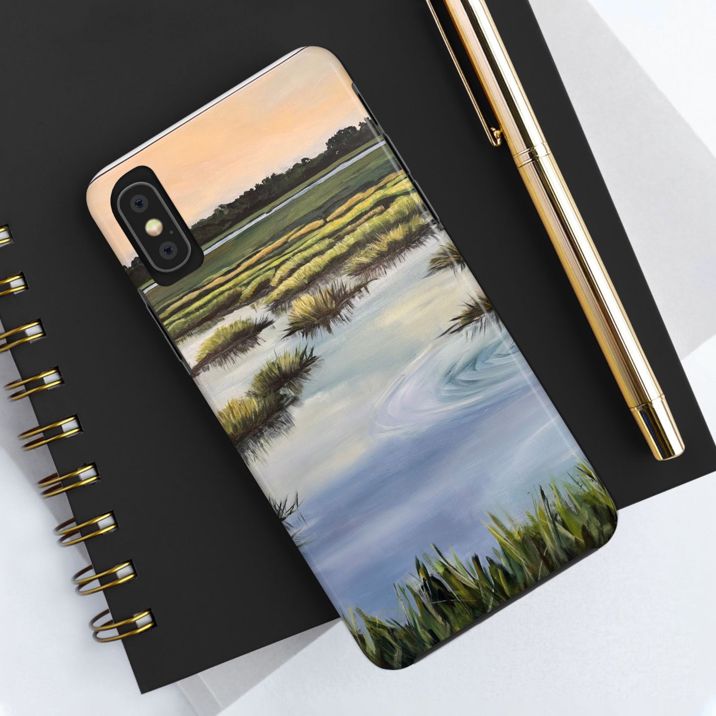 Nature-Inspired Tough Phone Cases with Serene Marshland Design, Durable Outdoor Gear, Eco-Friendly Gift, Landscape Art Cover, Nature [...]