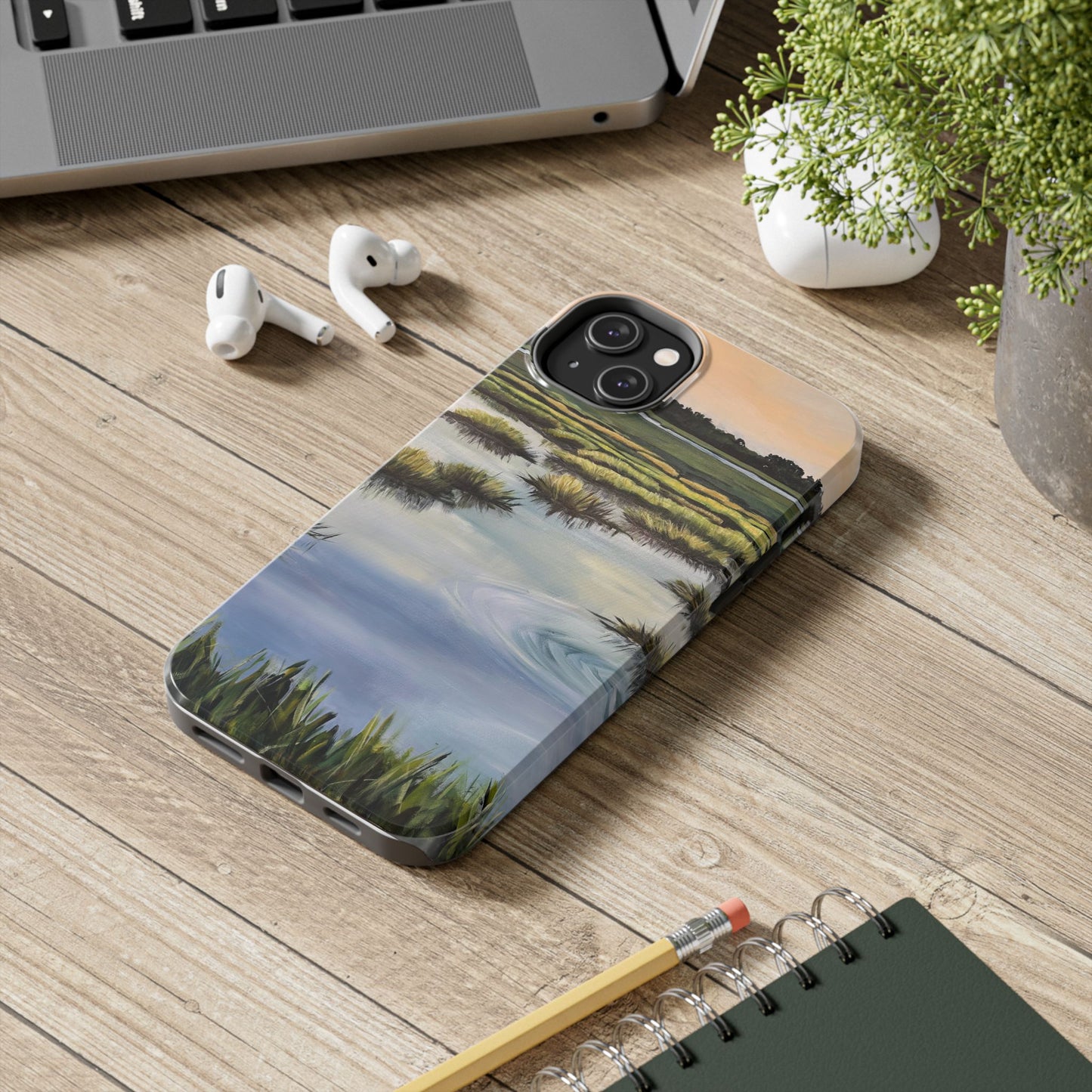 Nature-Inspired Tough Phone Cases with Serene Marshland Design, Durable Outdoor Gear, Eco-Friendly Gift, Landscape Art Cover, Nature [...]