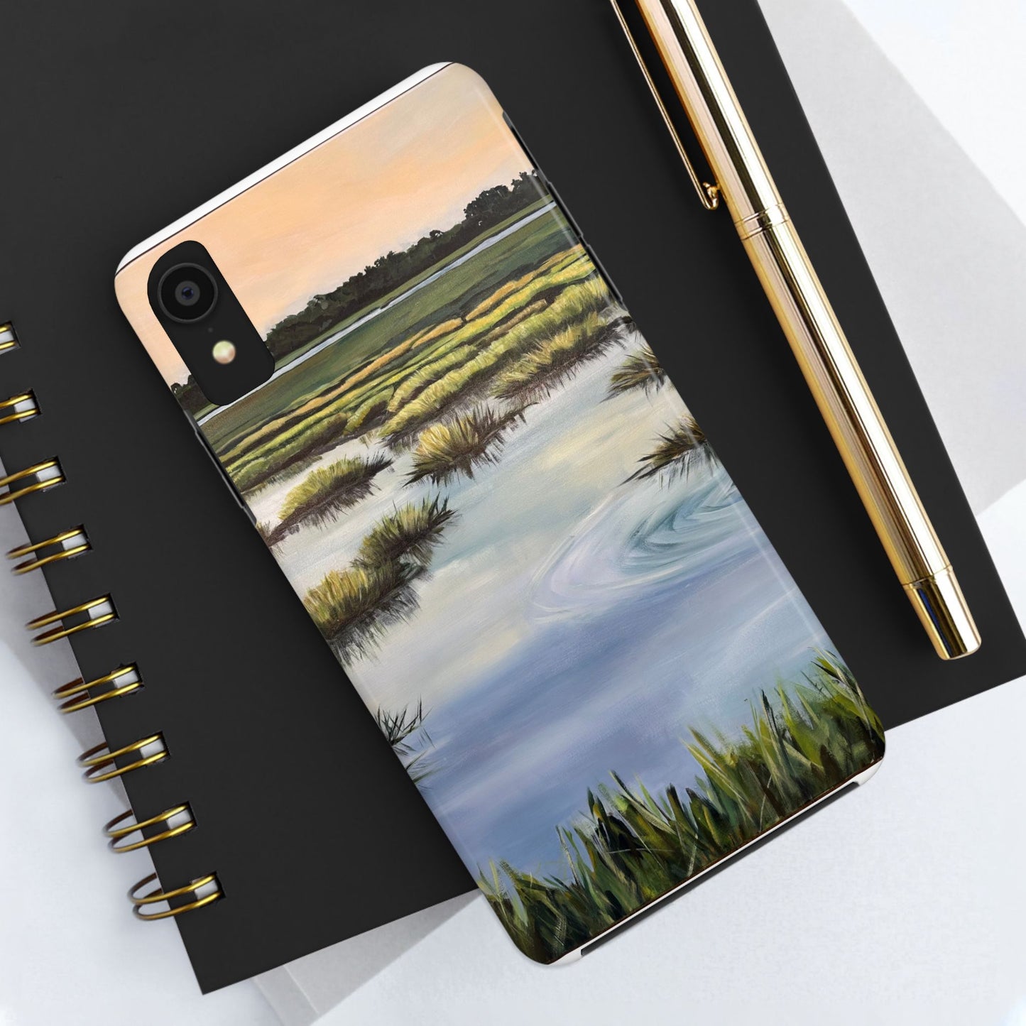 Nature-Inspired Tough Phone Cases with Serene Marshland Design, Durable Outdoor Gear, Eco-Friendly Gift, Landscape Art Cover, Nature [...]