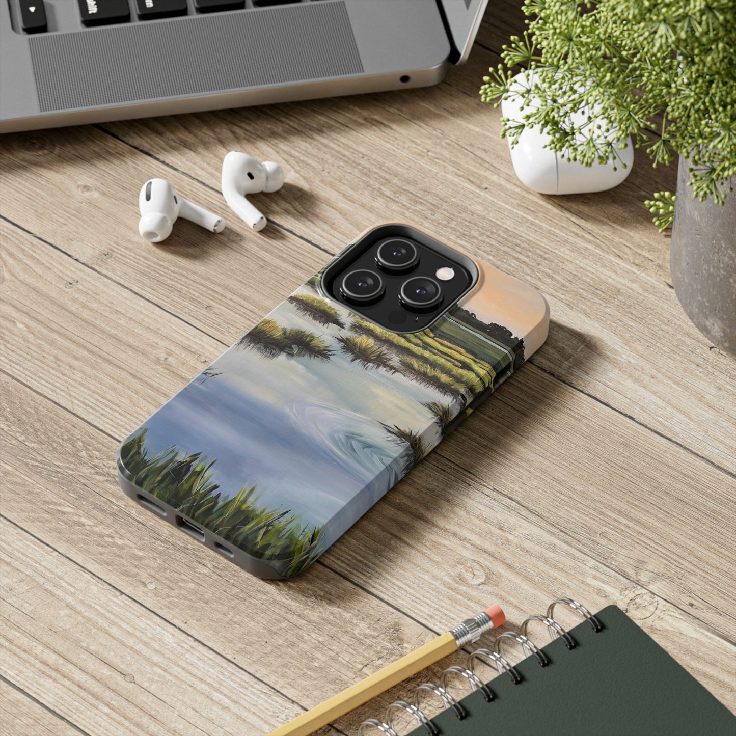 Nature-Inspired Tough Phone Cases with Serene Marshland Design, Durable Outdoor Gear, Eco-Friendly Gift, Landscape Art Cover, Nature [...]