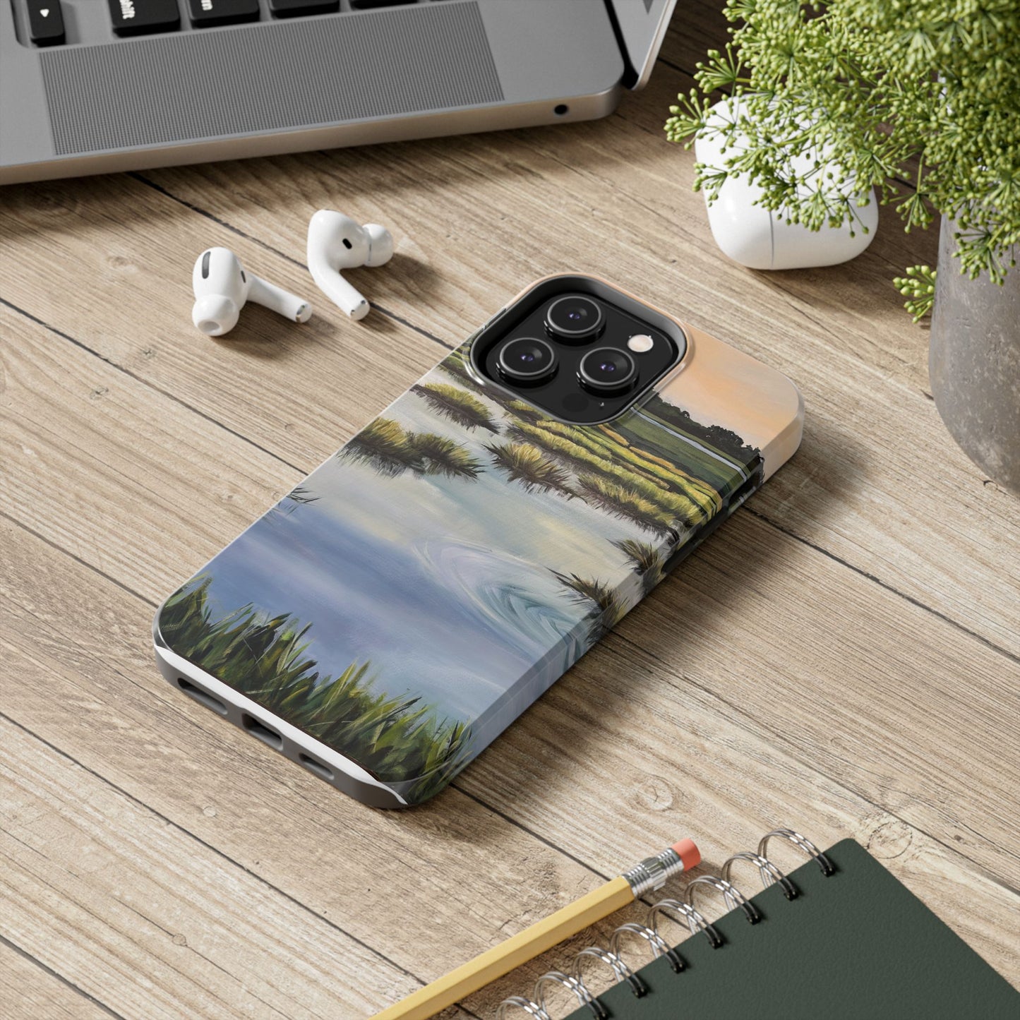 Nature-Inspired Tough Phone Cases with Serene Marshland Design, Durable Outdoor Gear, Eco-Friendly Gift, Landscape Art Cover, Nature [...]