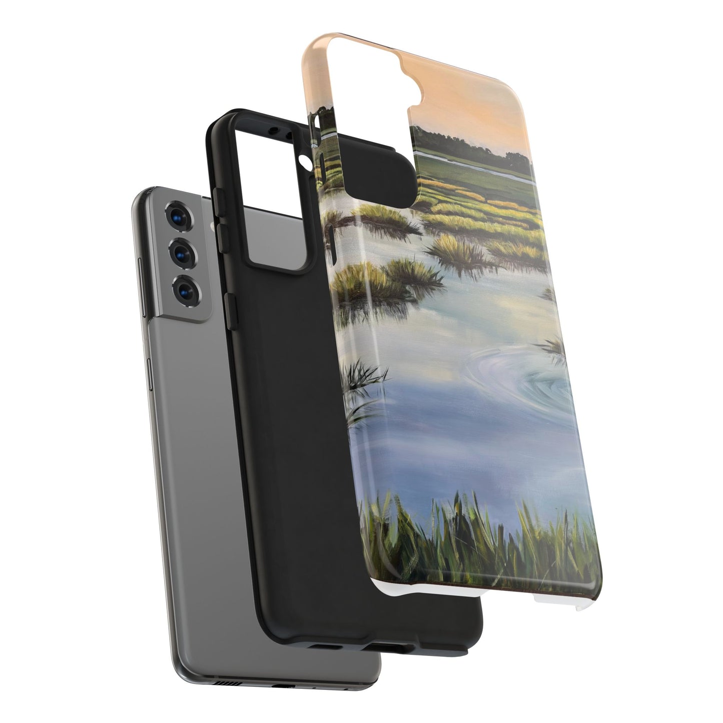 Nature-Inspired Tough Phone Cases with Serene Marshland Design, Durable Outdoor Gear, Eco-Friendly Gift, Landscape Art Cover, Nature [...]