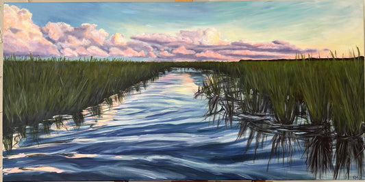 Sunset Paddle (SOLD)